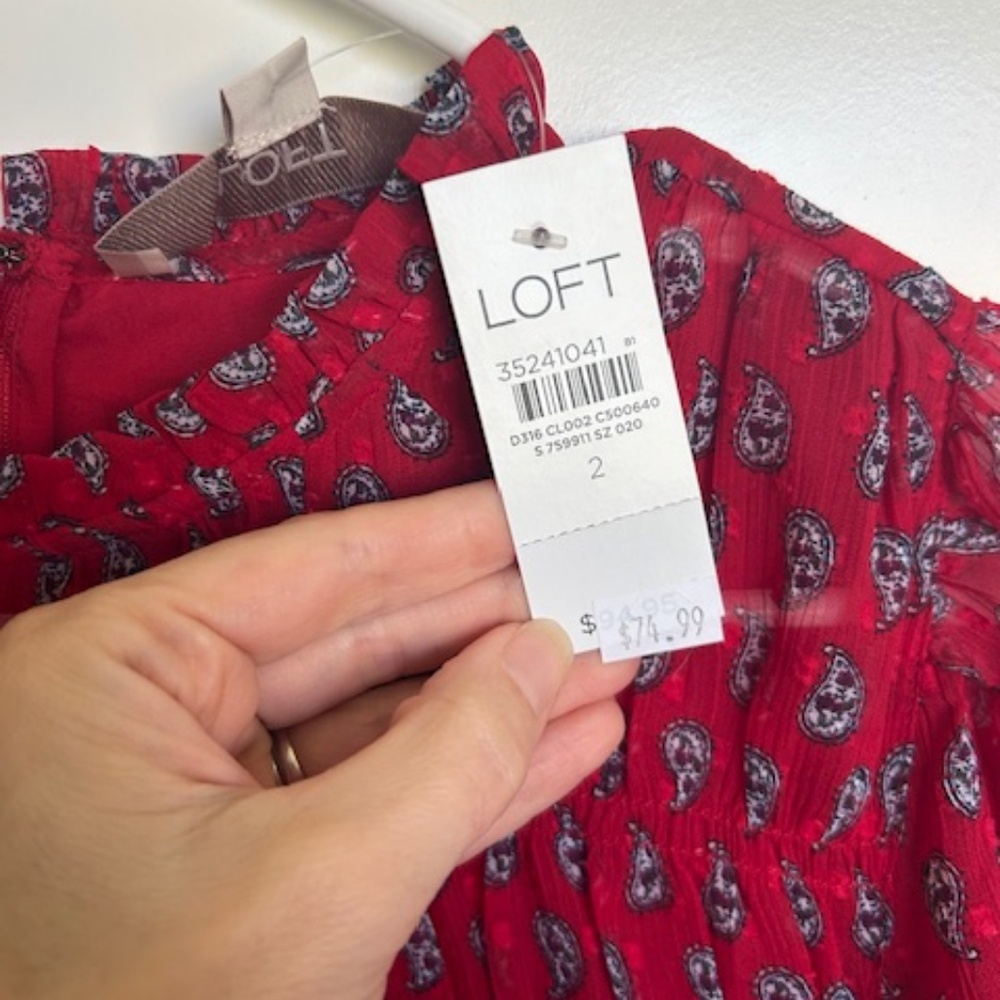 Red Loft Dress - Picture 2 of 6